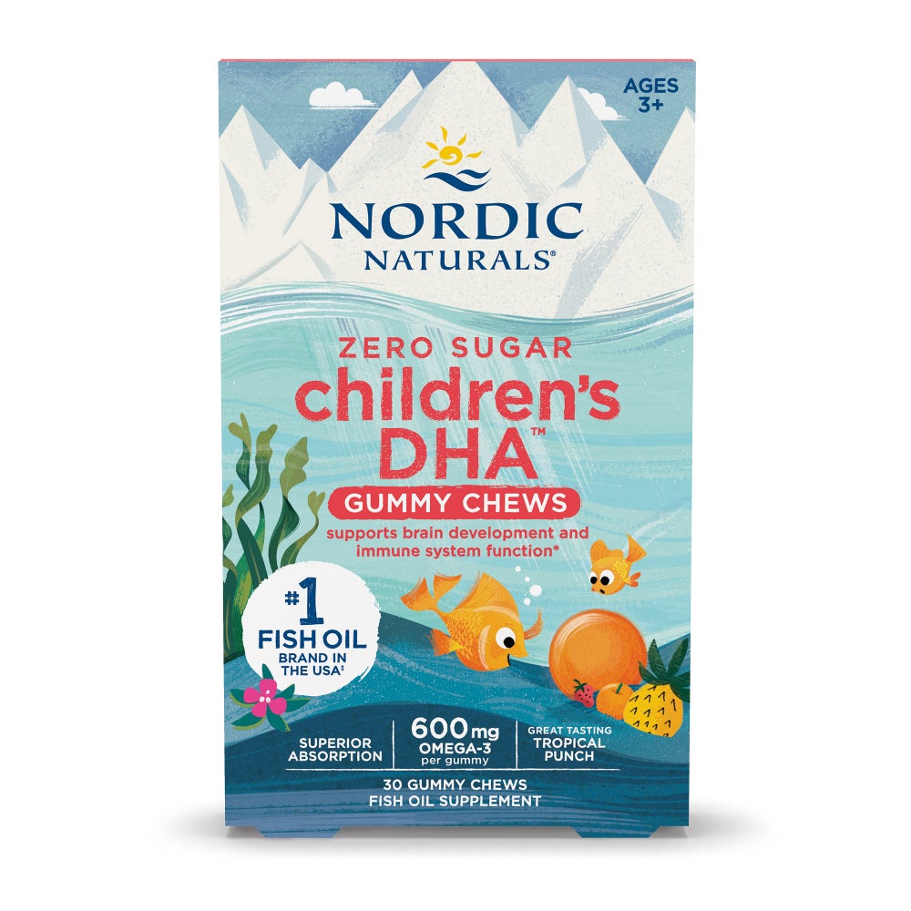 Nordic Naturals Zero Sugar Childrens DHA Gummy Chews 30 ct.