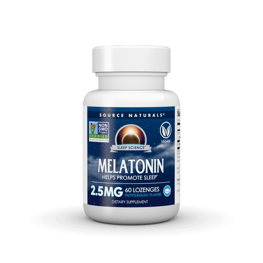 Source Naturals Melatonin 2.5mg Sublingual Peppermint
