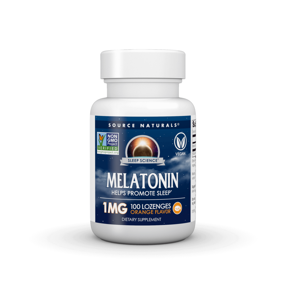 Source Naturals Melatonin 1mg Sublingual Orange