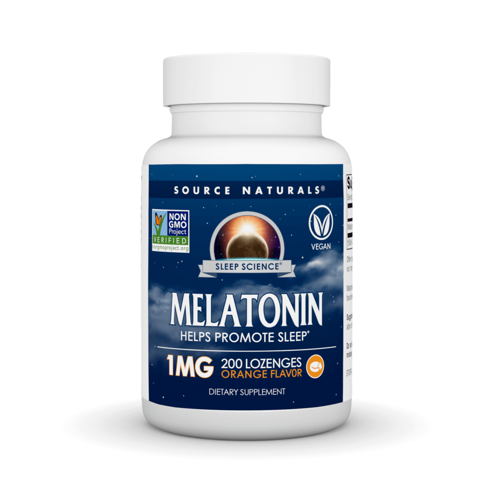 Source Naturals Melatonin 1mg Sublingual Orange