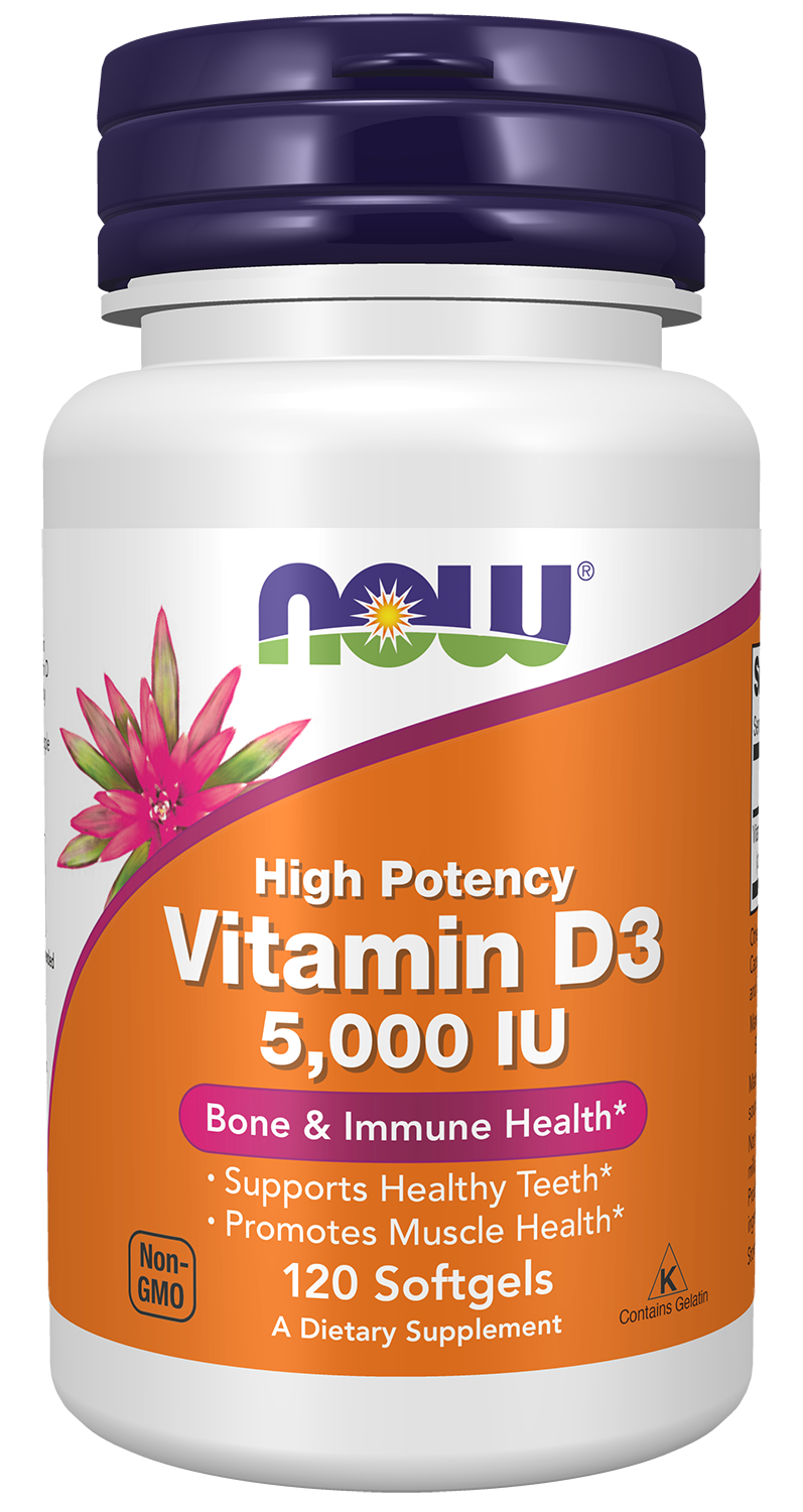 Now Foods Vitamin D 3 5000 IU