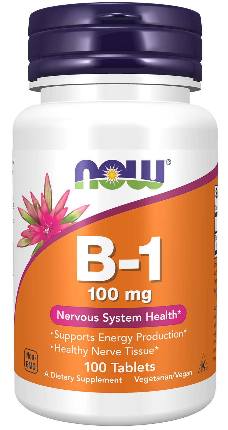 Now Foods Vitamin B1 100mg