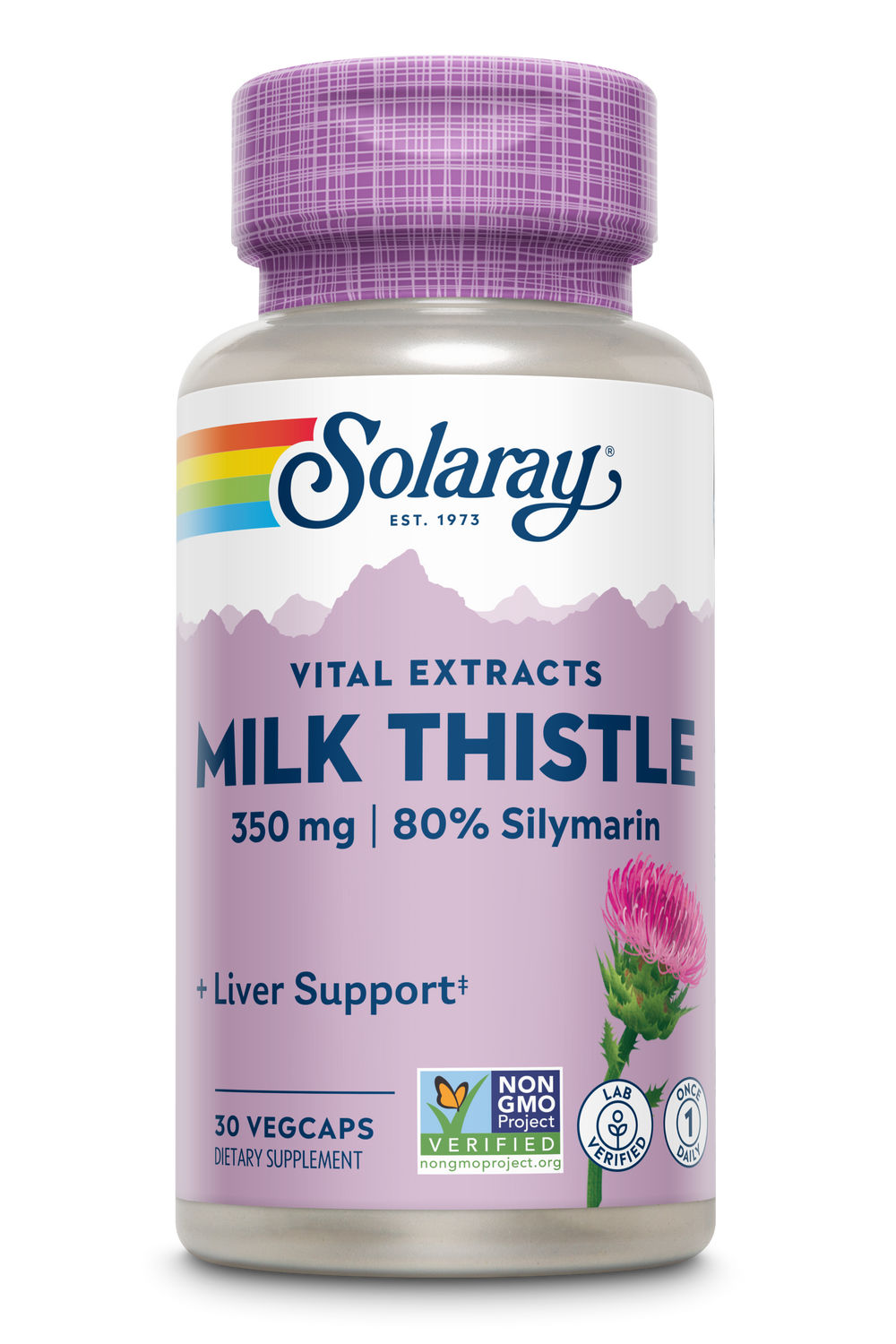 Solaray Milk Thistle Seed Extract One Daily 350mg
