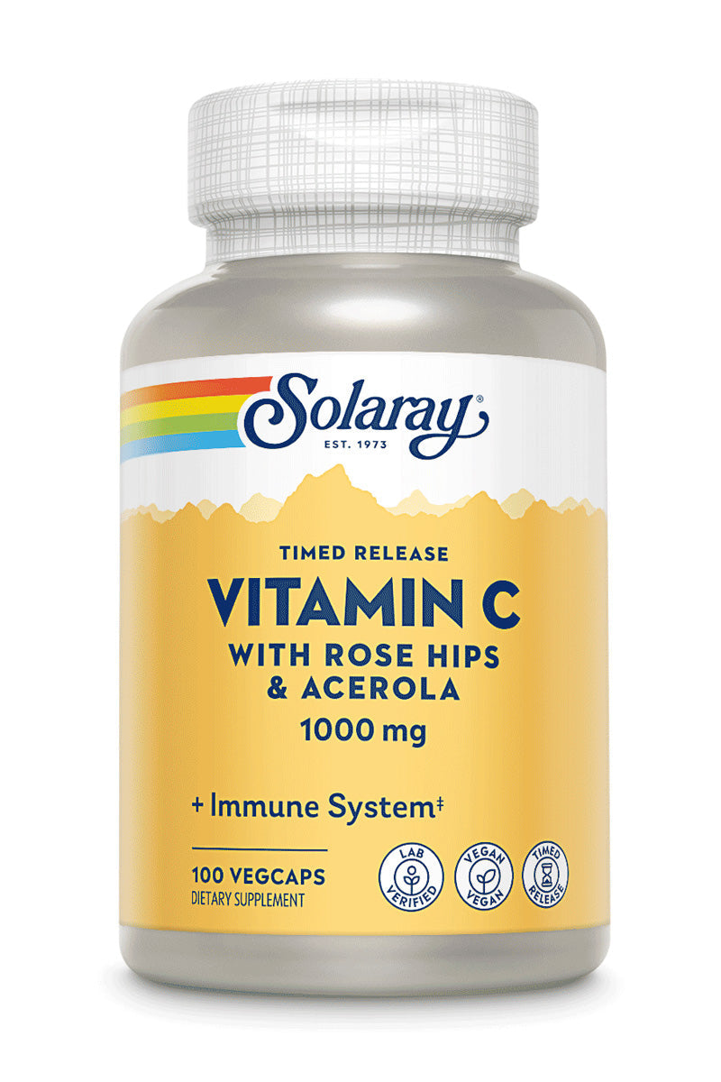 Solaray Vitamin C 1000mg Two Stage Timed Release