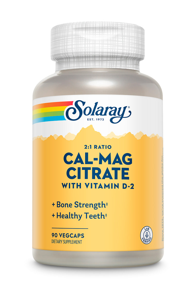 Solaray Calcium Magnesium Citrate With D2