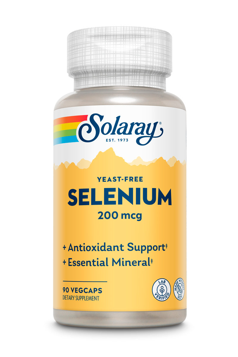 Solaray Yeast Free Selenium 200mcg