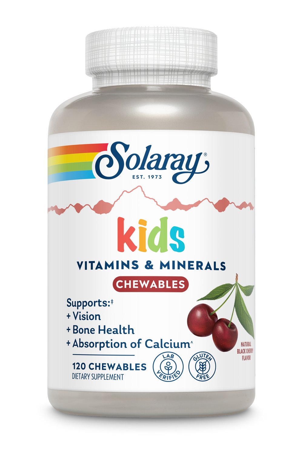 Solaray Childrens Multi-Vitamin Black Cherry
