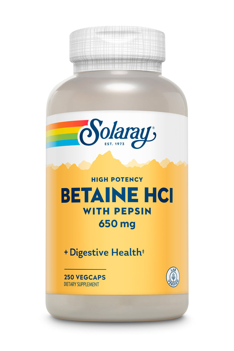 Solaray High Potency Betaine HCL With Pepsin