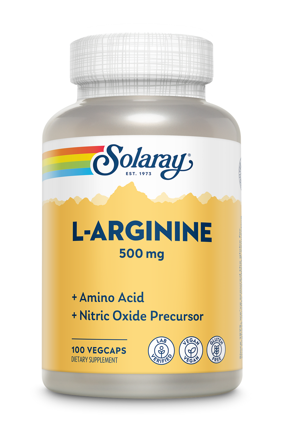 Solaray Free - Form L - Arginine 500 mg