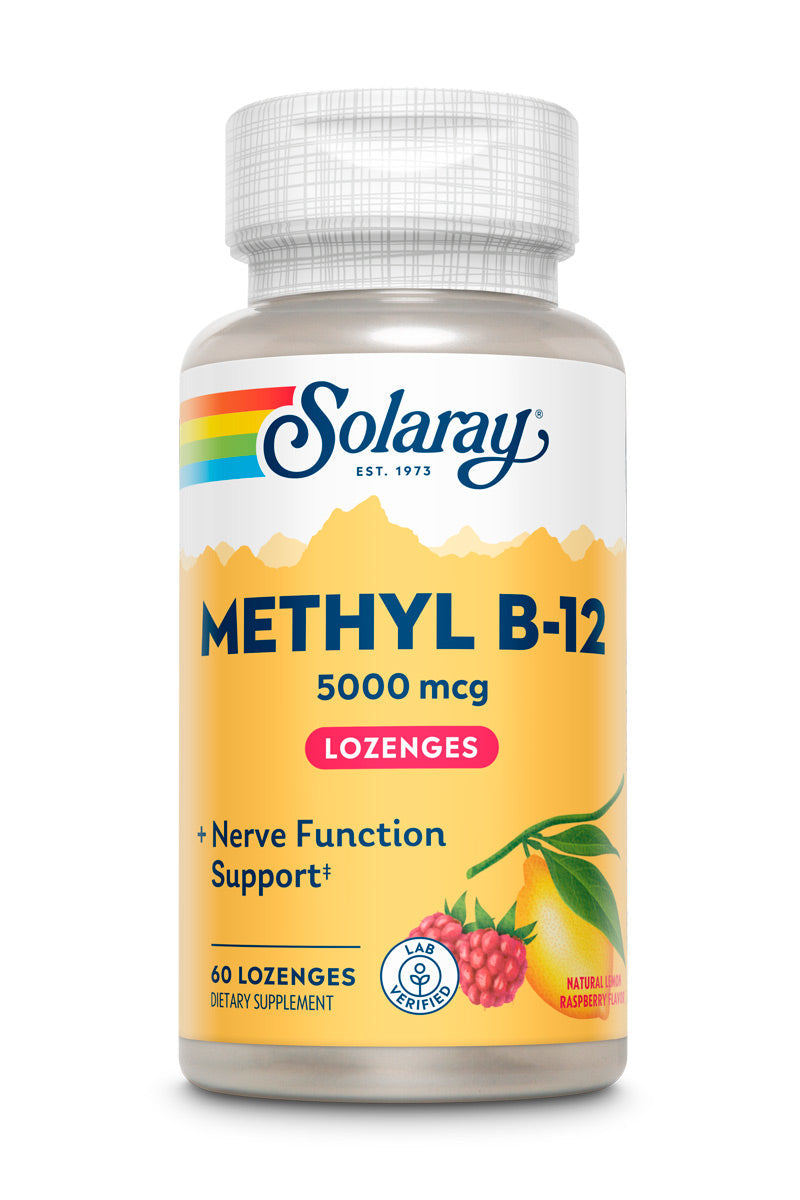 Solaray Methyl B 12 5000mcg Lemon