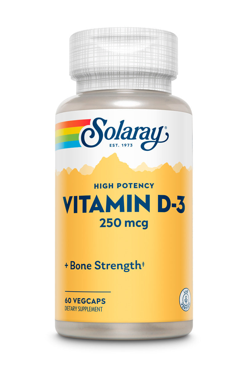 Solaray Super Strength Vitamin D-3 250mcg