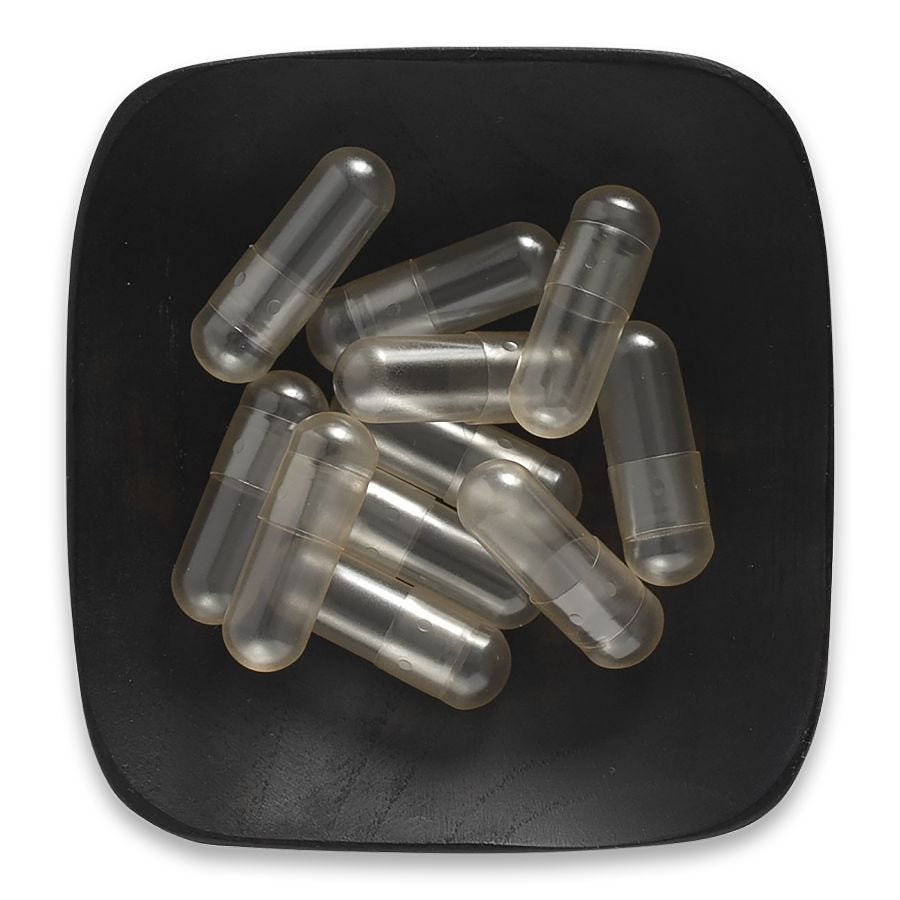 Frontier Co-op Clear Vegetarian 00 Capsules 1000 ct
