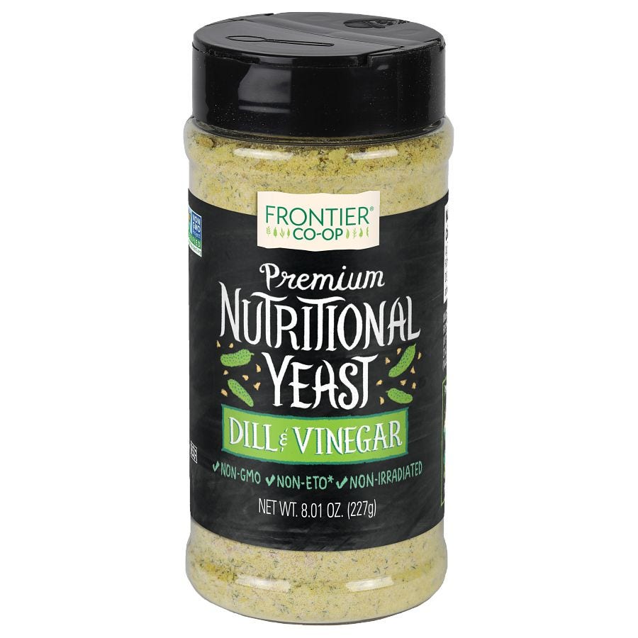 Frontier Co-op Dill and Vinegar Nutritional Yeast Blend