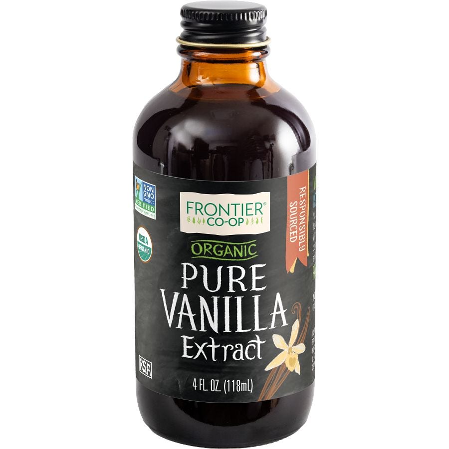 Frontier Co-op Pure Vanilla Extract Organic 4 fl oz