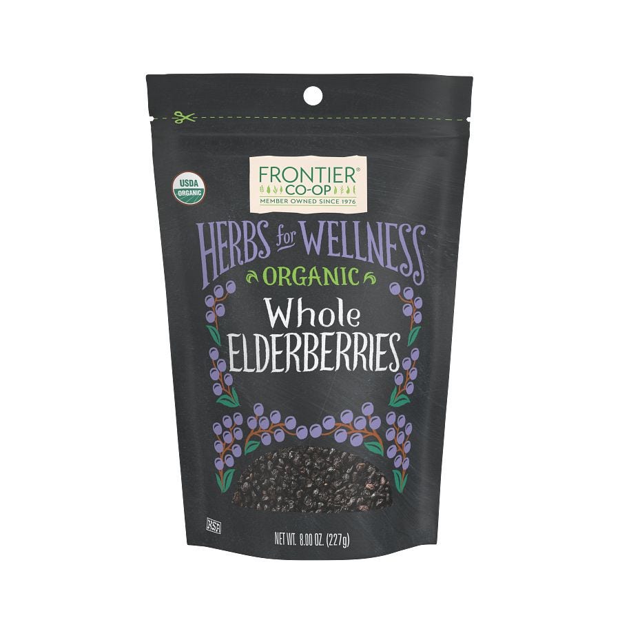 Frontier Co-op Elderberries Whole Organic