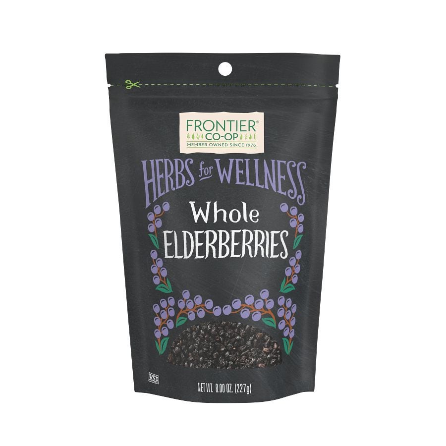 Frontier Co-op Elderberries Whole