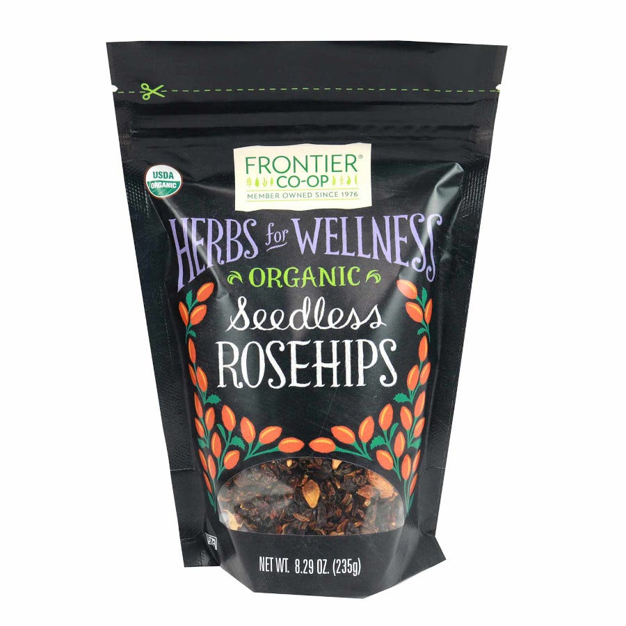 Frontier Co-op Seedless Rosehips Cut and Sifted Organic