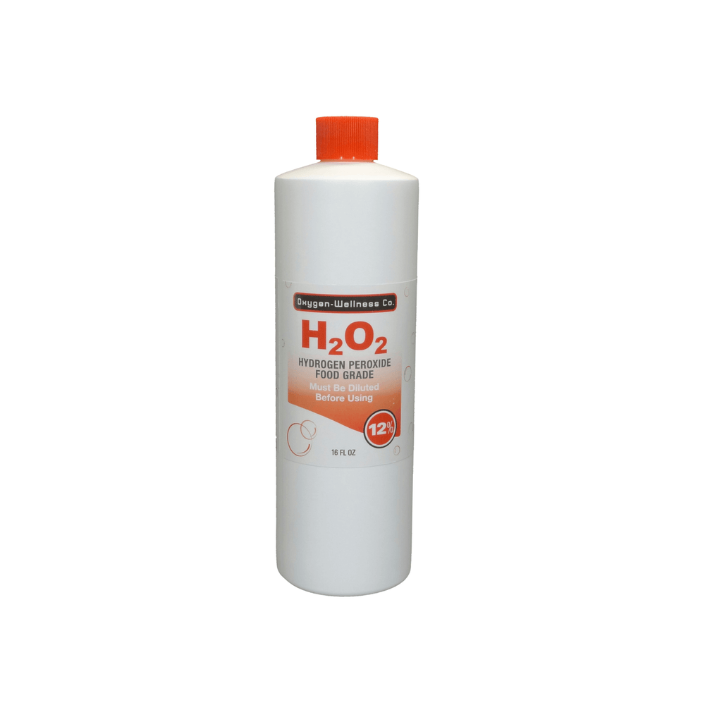 Oxygen Wellness Co Food Grade Hydrogen Peroxide 12% Pint 16 oz