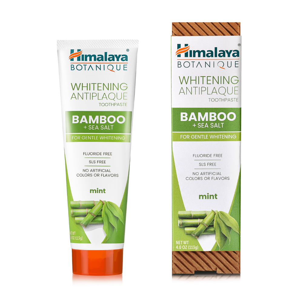 Himalaya Whitening Antiplaque Bamboo and Sea Salt Toothpaste