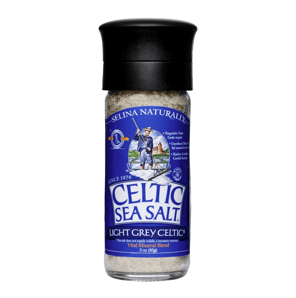 Celtic Sea Salt Light Grey Celtic Tabletop Grinder 3 oz