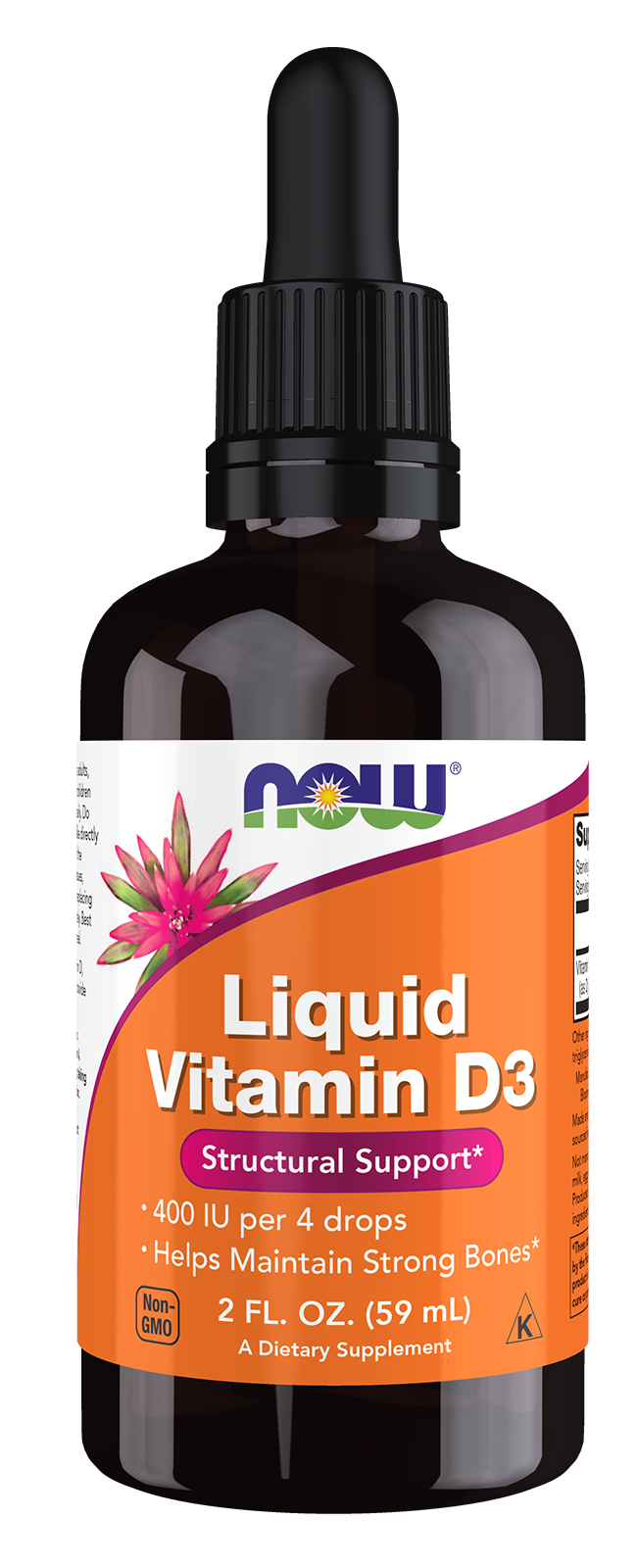NOW Foods Vitamin D-3 Liquid - 2 fl. oz.