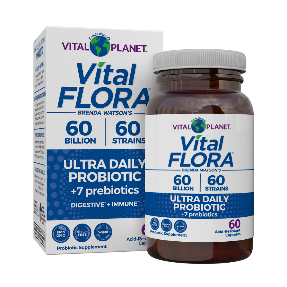 Vital Planet Ultra Daily Vital Flora 60/60 Probiotic Refrigerated