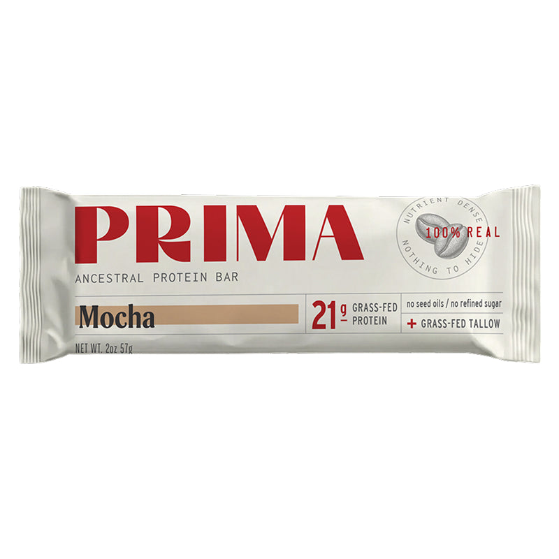 Prima Coffee Mocha Ancestral Protein Bar 2 oz bar