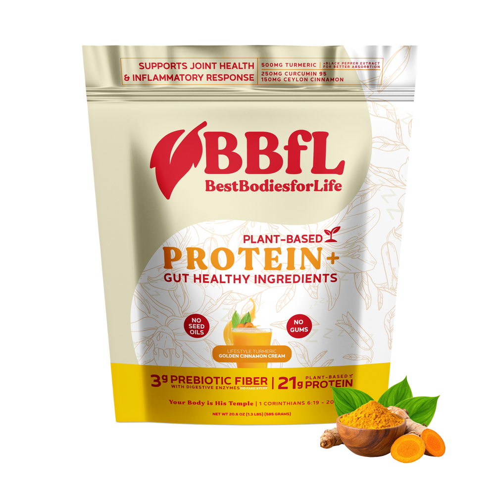 Best Bodies For Life Turmeric Curcumin Cream Plant-Based LifeStyle Shake 15 servings