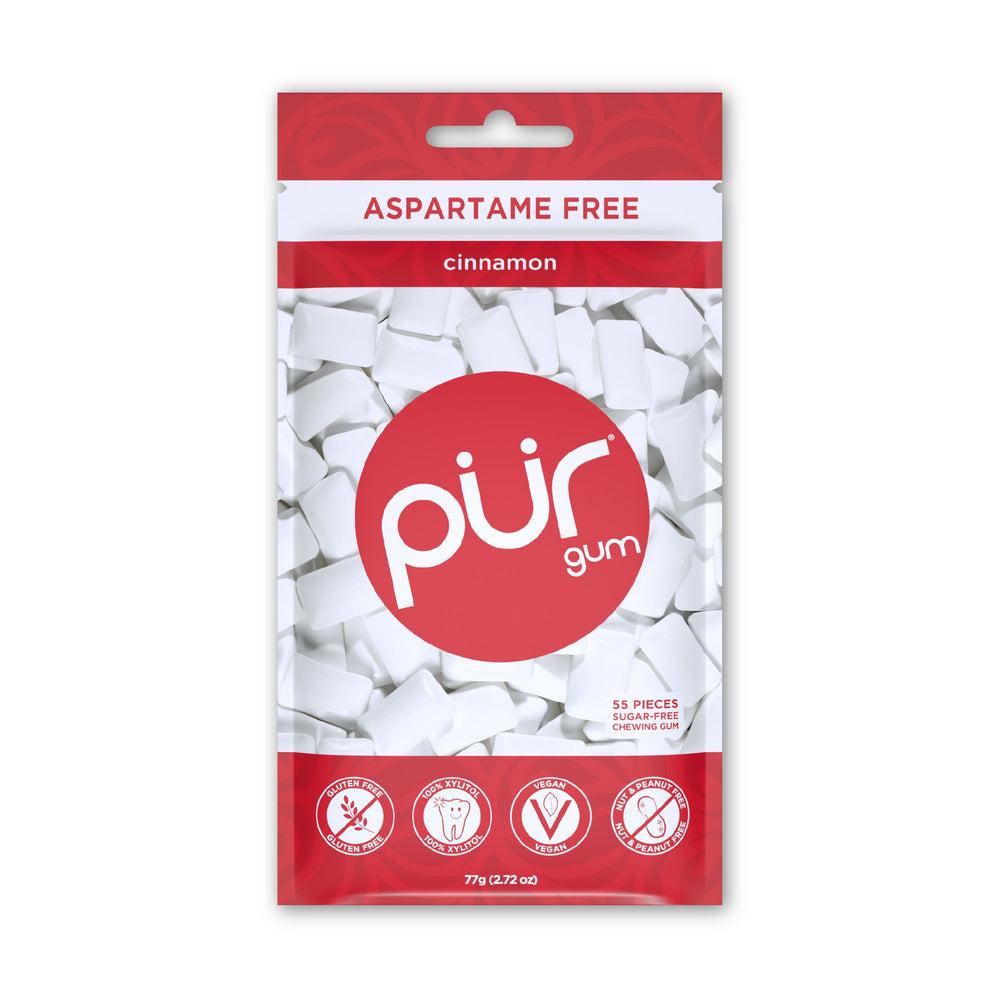 PUR Gum Cinnamon 55 piece bag