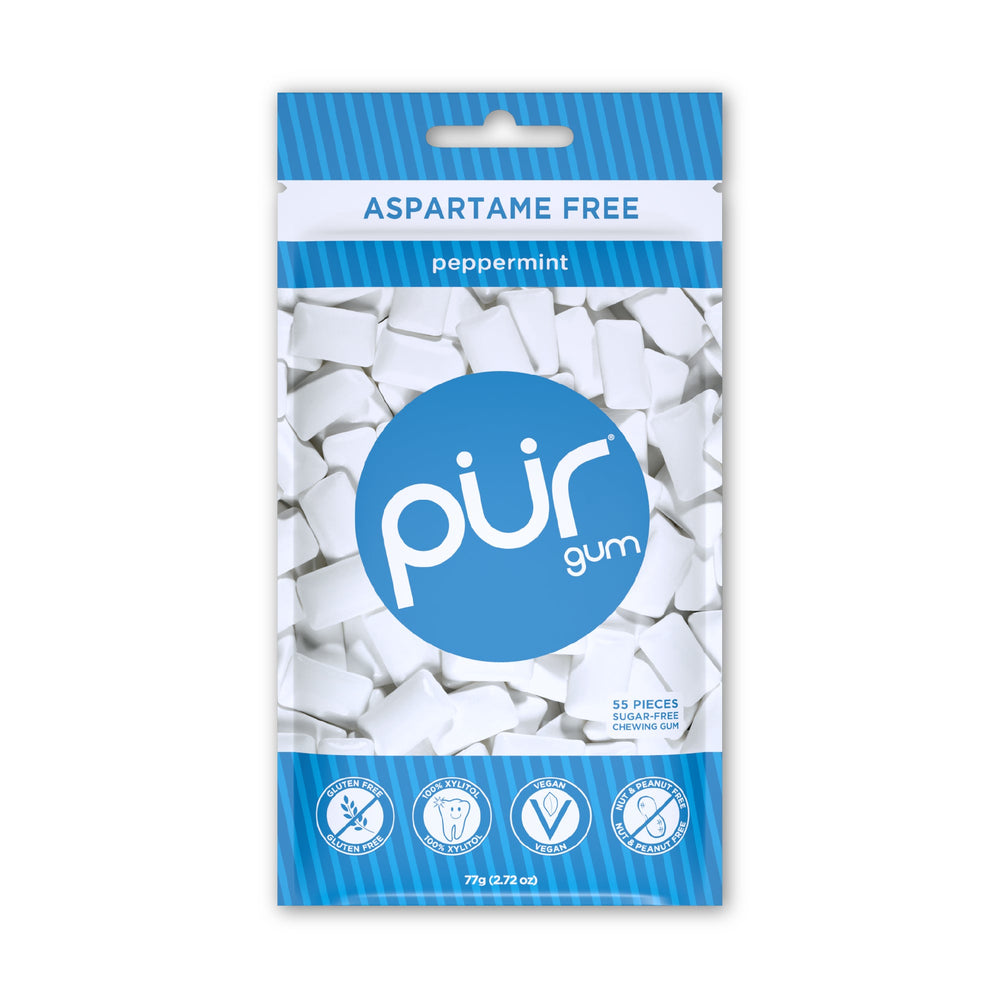 PUR Gum Peppermint 55 piece bag