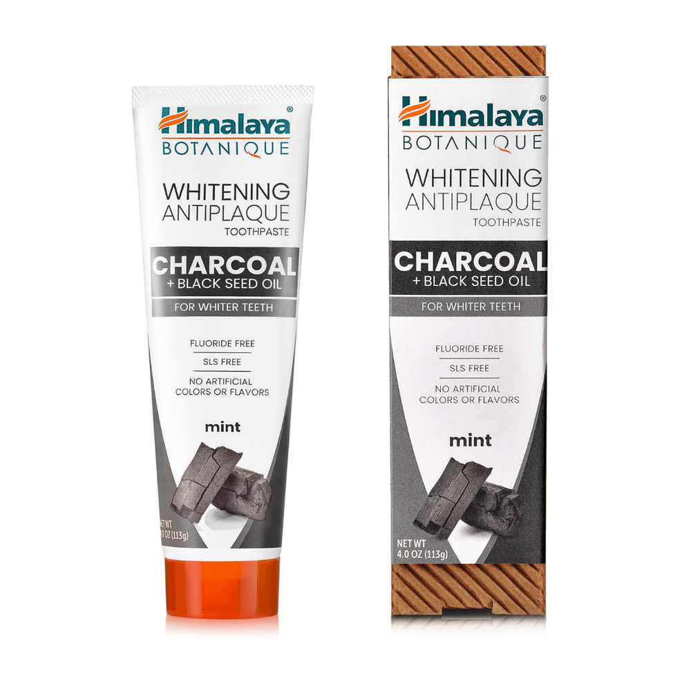 Himalaya Whitening Antiplaque Charcoal and Black Seed Oil Toothpaste