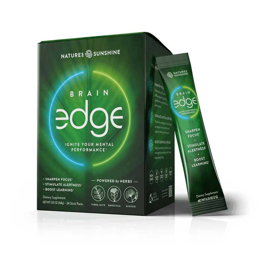 Nature's Sunshine Brain Edge, 24 Stick Packs