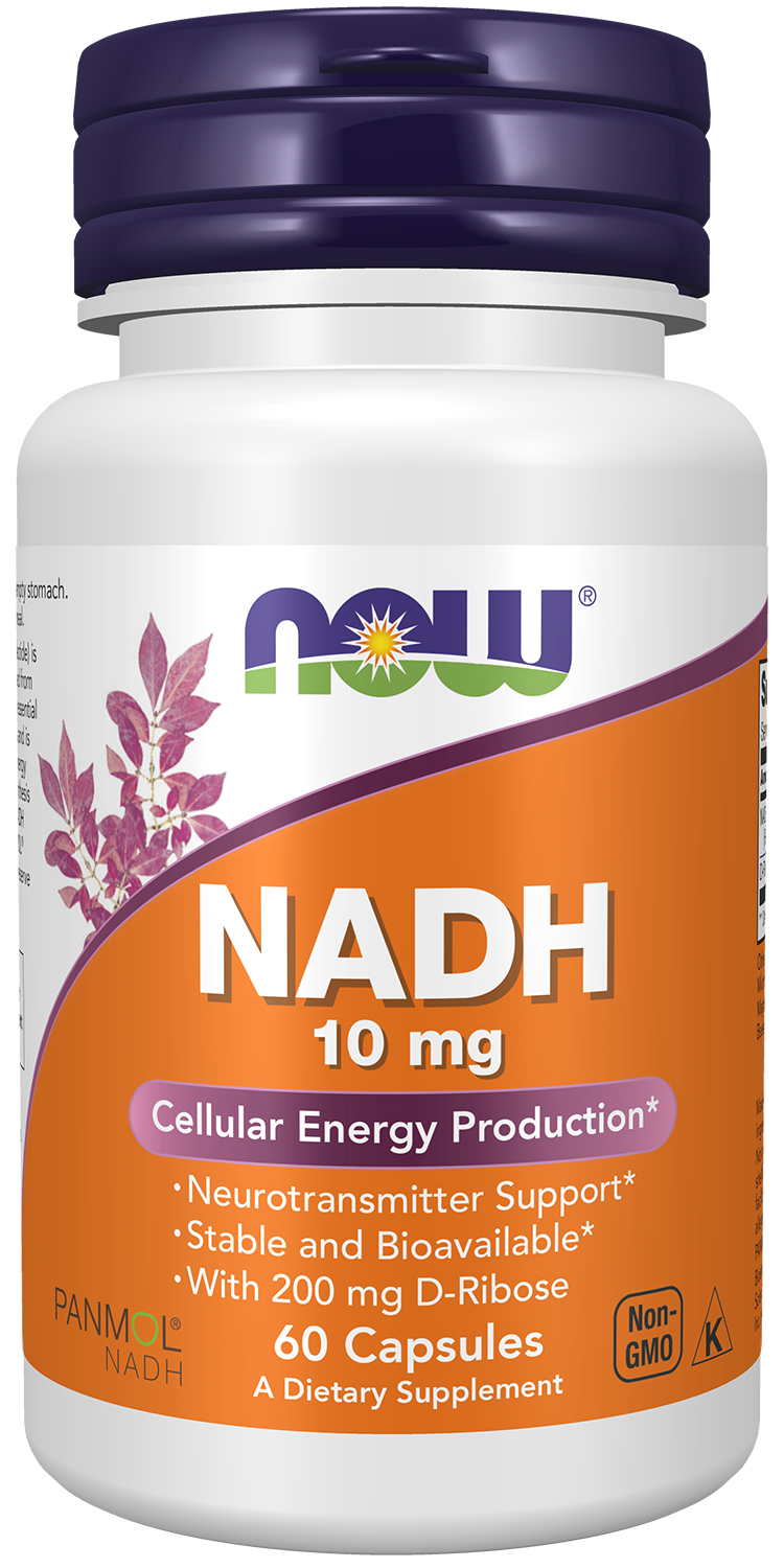 NOW Foods NADH 10 mg - 60 Capsules