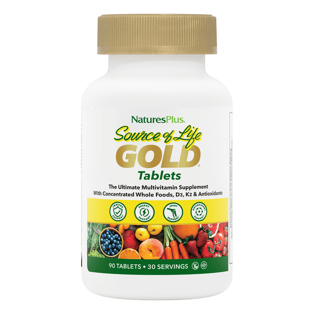 Nature's Plus Source of Life Gold Multivitamin Tablets 90 Count