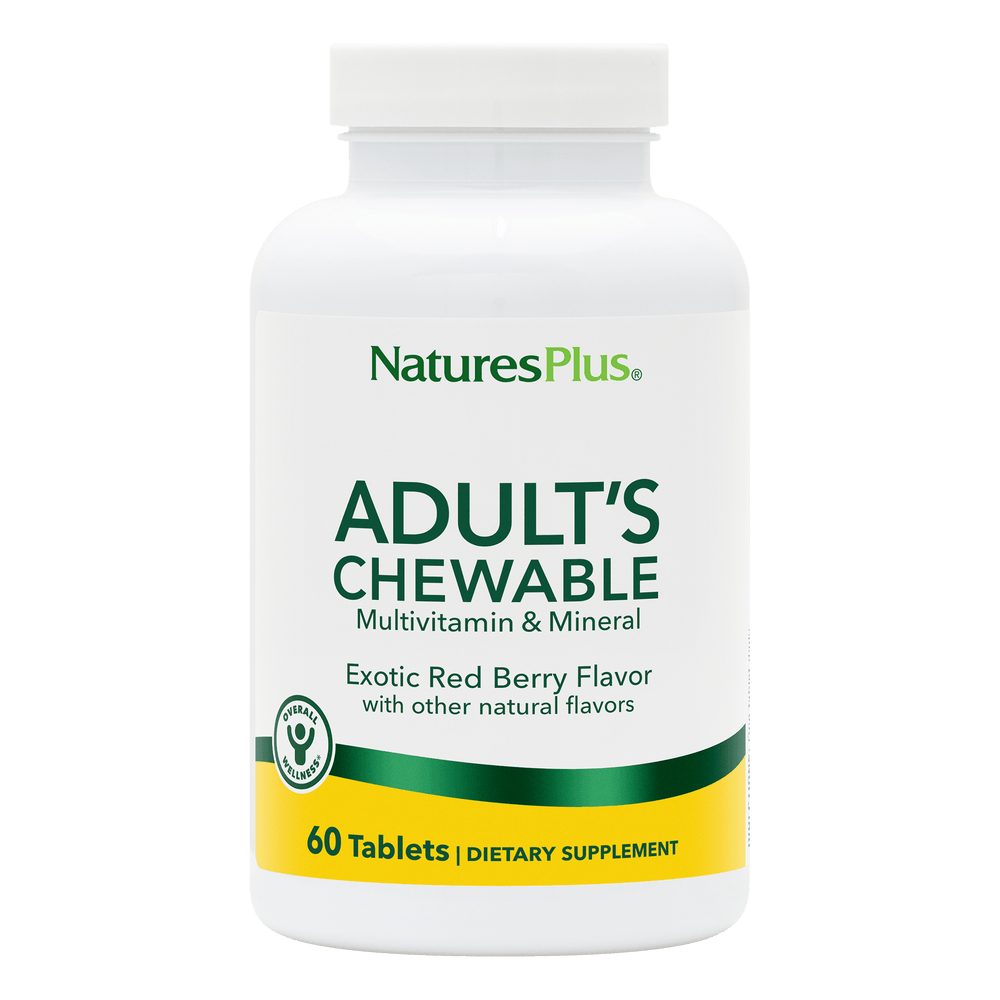 Nature's Plus Adults Multivitamin Chewables Exotic Red Berry