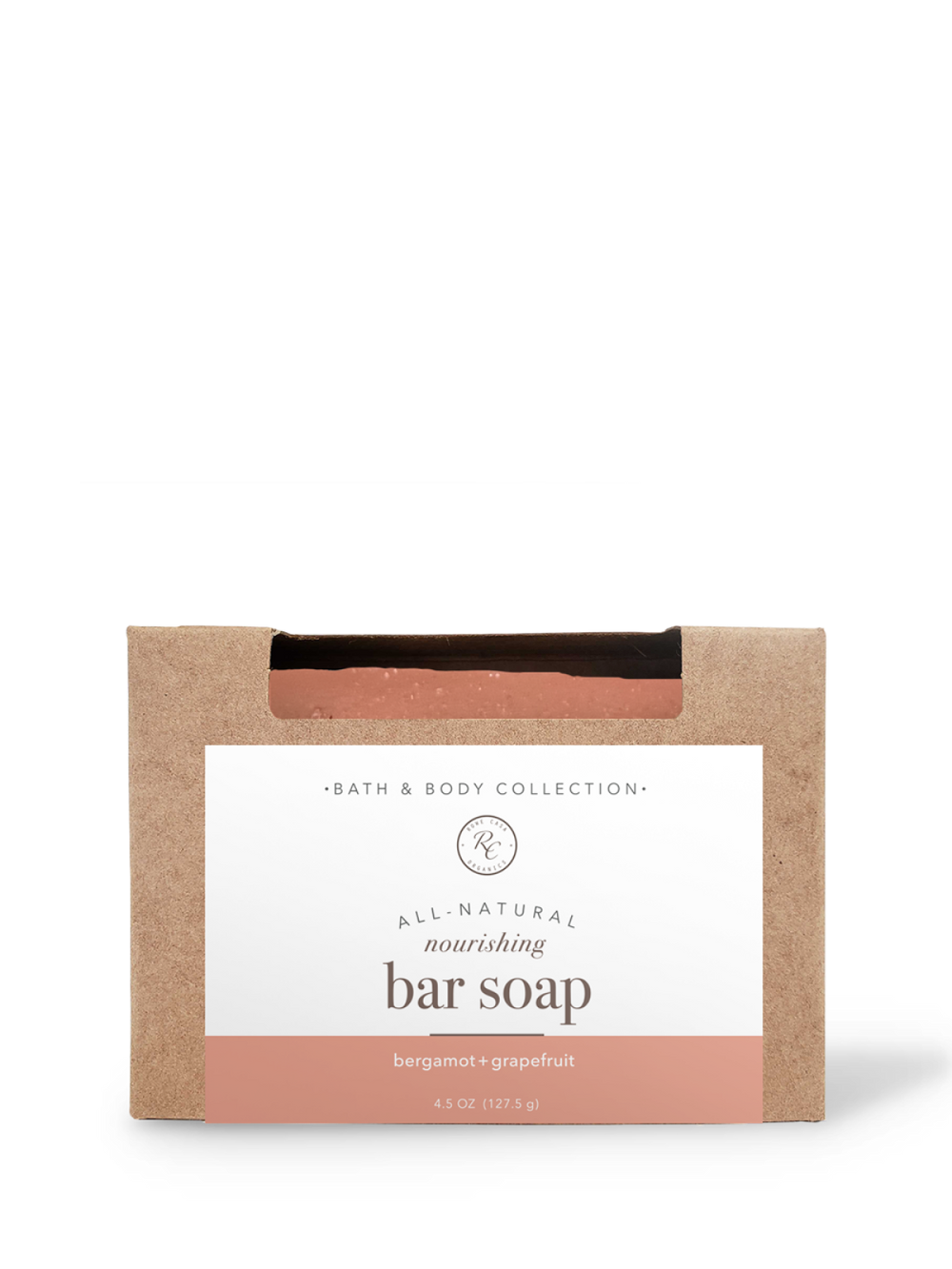 Rowe Casa Bar Soap 4.5 oz Bergamot + Grapefruit