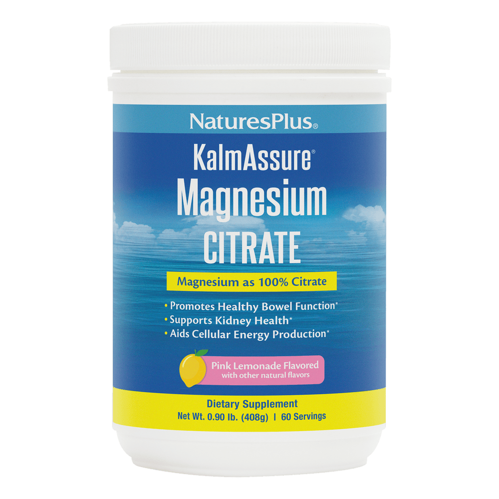 Nature's Plus KalmAssure Magnesium Powder Pink Lemonade