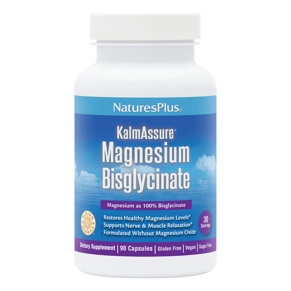 NaturesPlus KalmAssure Magnesium Bisglycinate Capsules