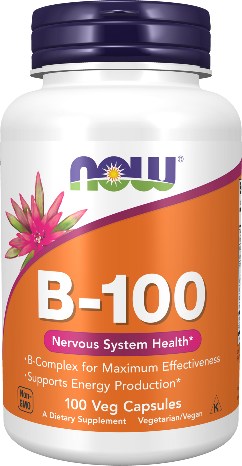 NOW Foods Vitamin B-100 - 100 Veg Capsules