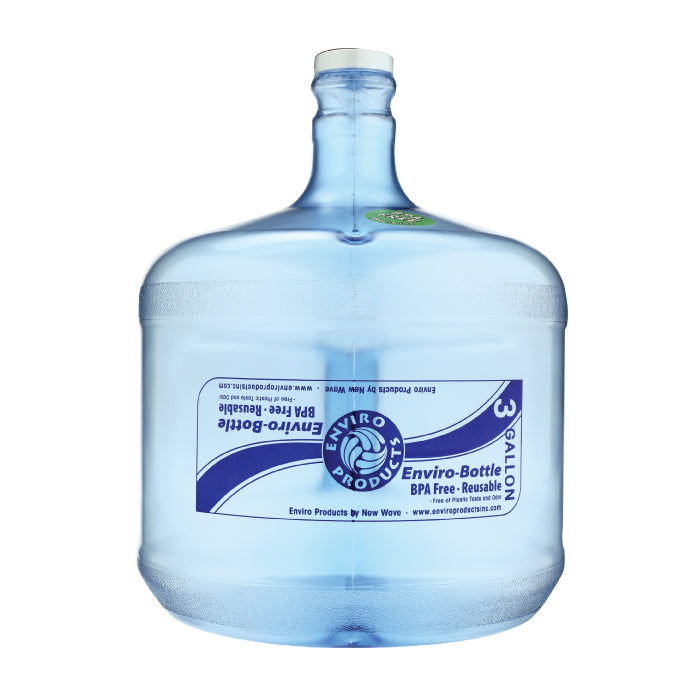 New Wave Enviro 3 Gallon Round BPA Free Tritan Water Bottle with Handle