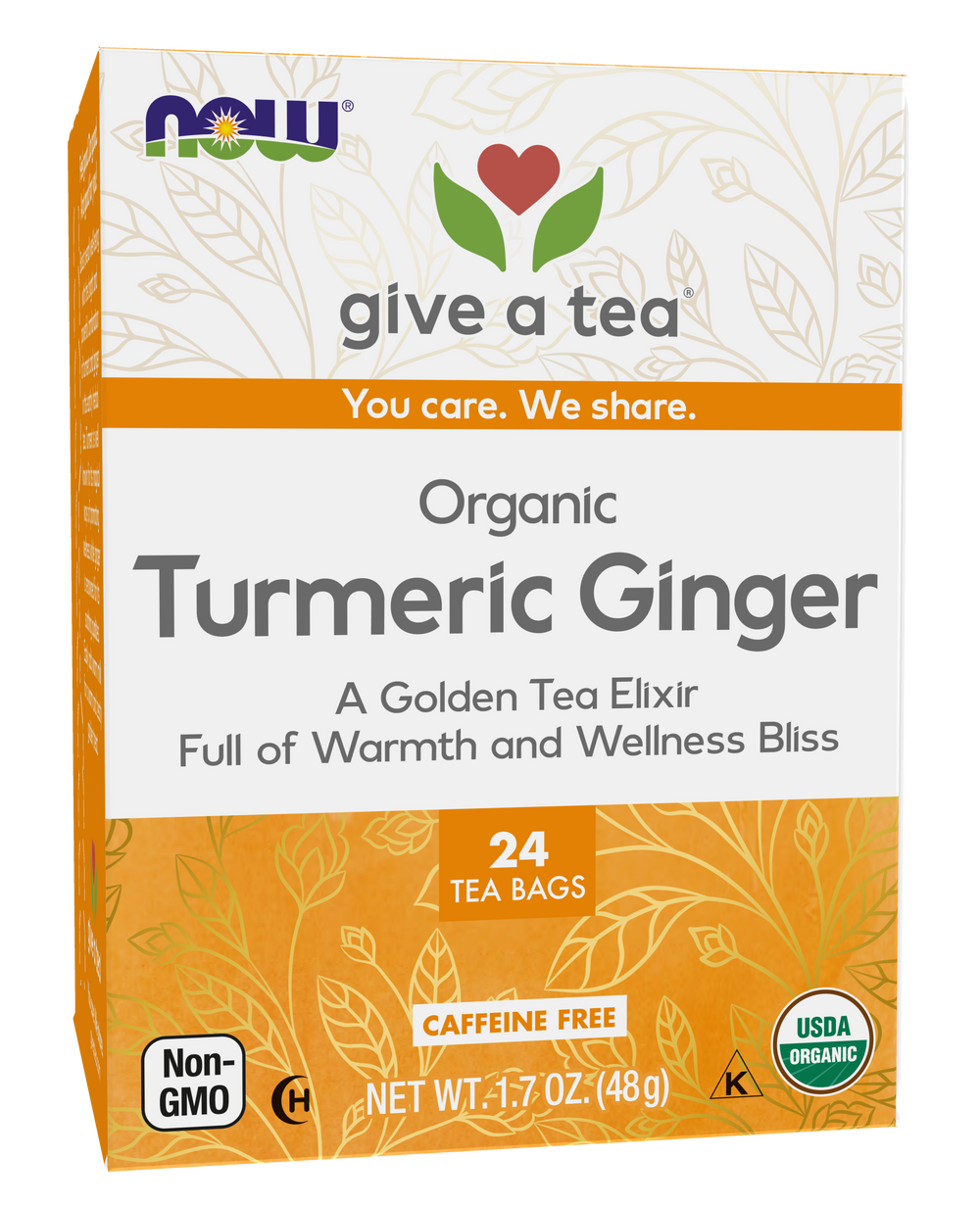 Now Foods Organic Turmeric Ginger Tea