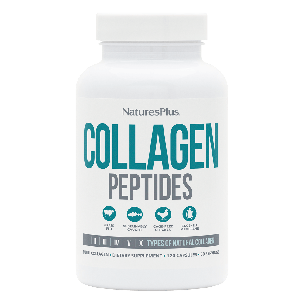 Nature's Plus Collagen Peptides Capsules 120 Count