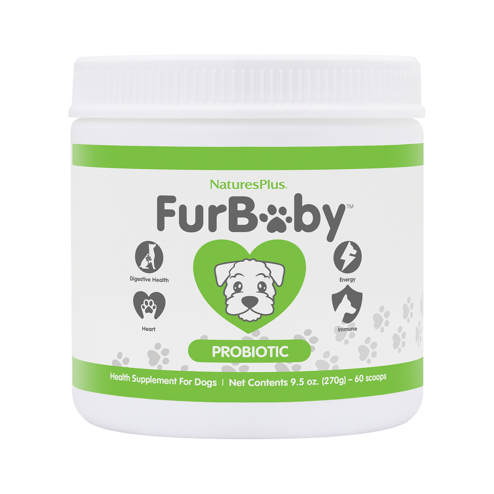 NaturesPlus FurBaby Probiotic Supplement for Dogs
