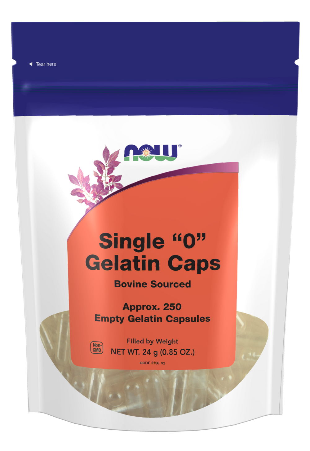 Now Foods Gel Capsules 0
