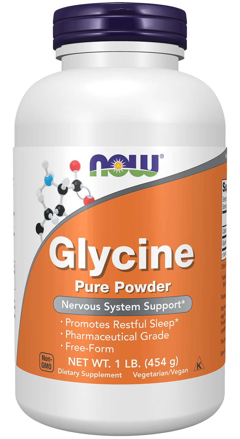 NOW Foods Glycine Pure Powder - 1 lb.
