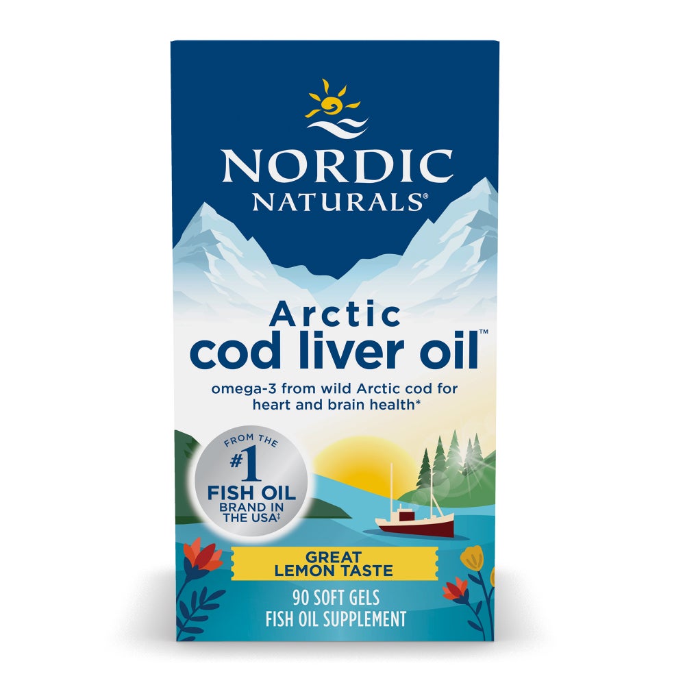 Nordic Naturals Arctic Cod Liver Oil Soft Gels 90 ct.