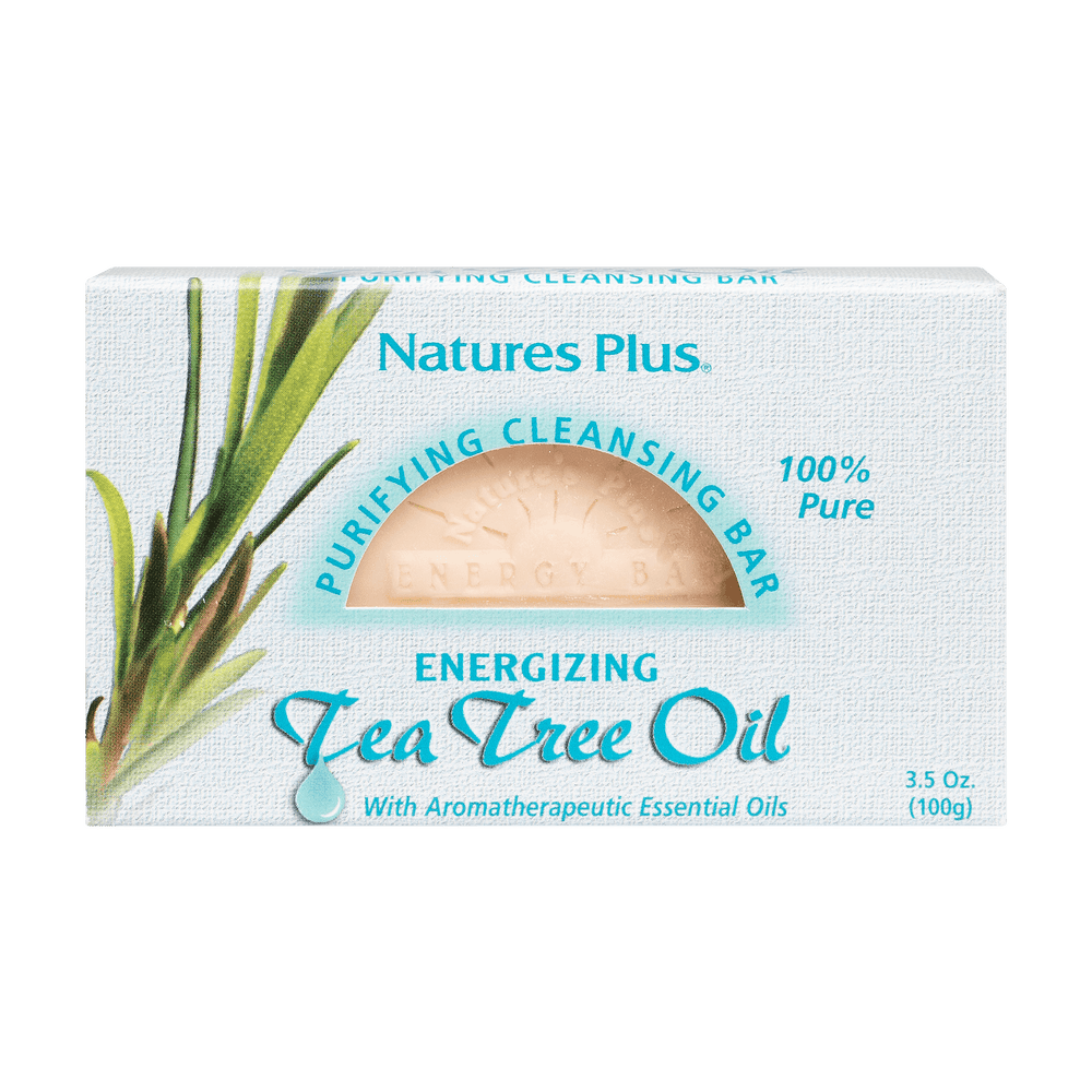 NaturesPlus Tea Tree Anti-Bacterial Cleansing Bar