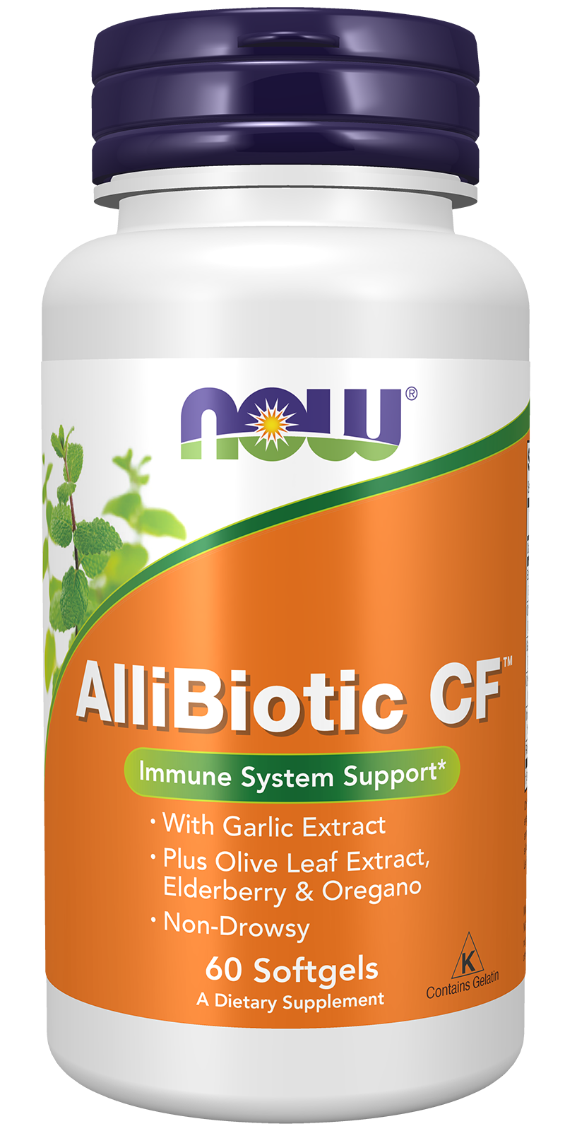 NOW Foods AlliBiotic CF - 60 Softgels
