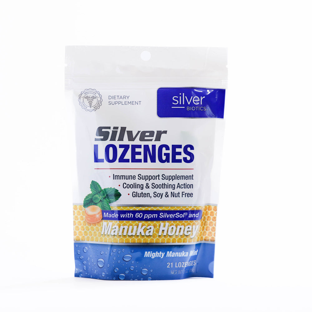 Silver Biotics Immune Support Lozenges Manuka Honey