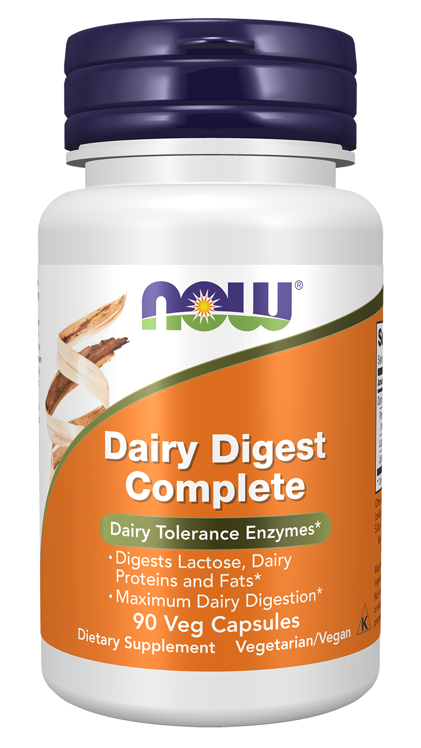 NOW Foods Dairy Digest Complete - 90 Veg Capsules